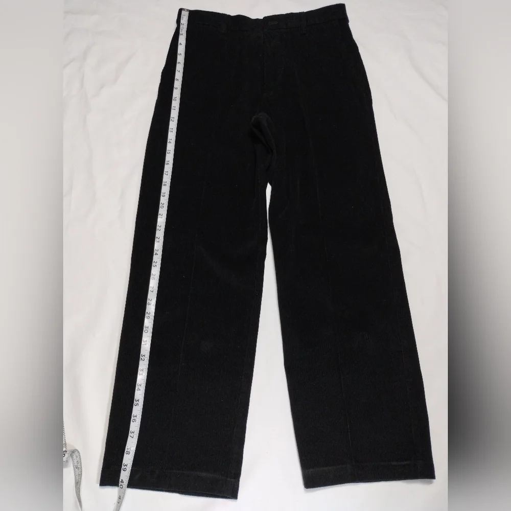 Men's Black Corduroy Pants (34X30)